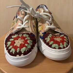 Free People catch me if you can Crochet Sneakers. 38
